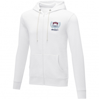 Logo trade corporate gifts image of: Theron men’s full zip hoodie